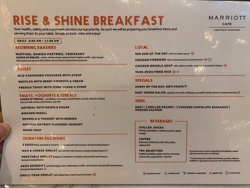 Breakfast Menu