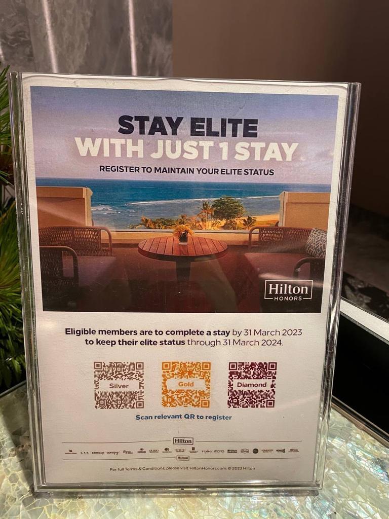 Hilton QR code